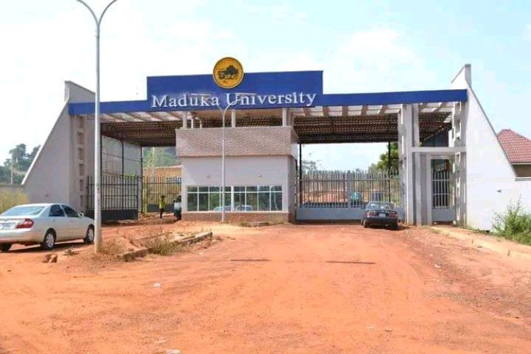 Maduka University admission form for 2023/2024 academic session