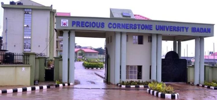 Precious Cornerstone University (PCU) Post UTME application form for 2023/2024 session