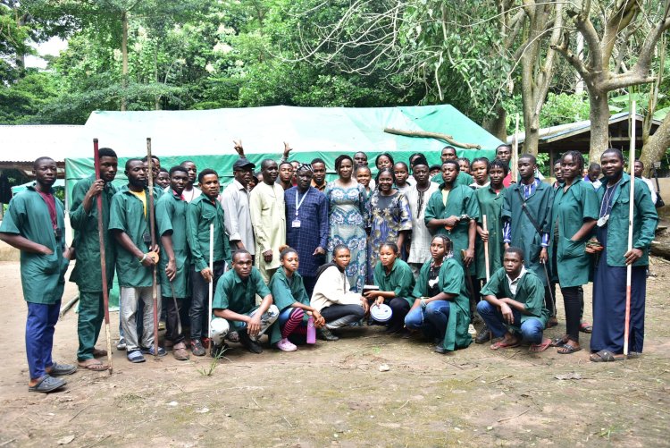 FUTO Forestry Students In FUTA For Practical Training