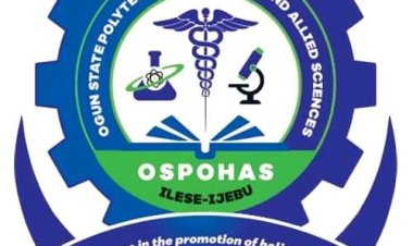 Ogun State Polytechnic of Health and Applied Sciences admission form for 2023/2024 session