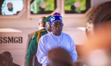 JUST IN: Tinubu attends armed forces graduation ceremony in Kaduna, promises to end insecurity in Nigeria
