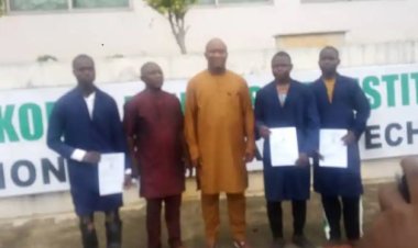 Kogi student who built electric tricycle, SUV bag scholarships