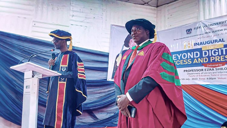 FUL, Professor Ezra Shiloba Gbaje Delivers At 13th Inaugural Lecture