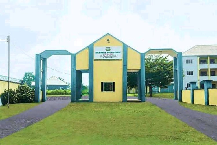 Brainfill Polytechnic admission form for 2023/2024 academic session