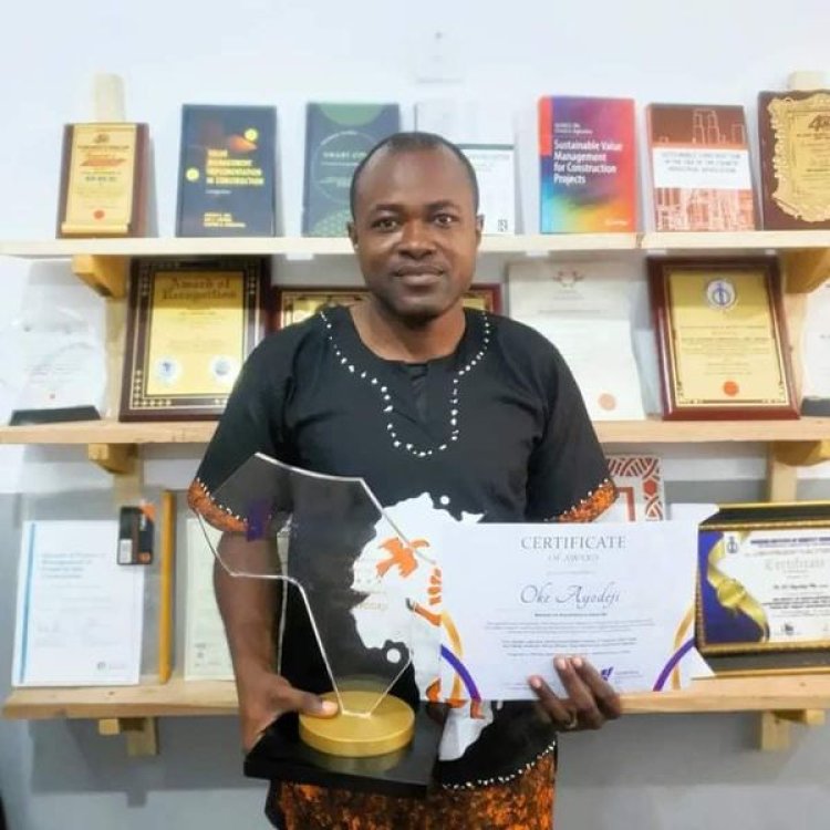 FUTA Lecturer,  Dr. Ayodeji E. Oke Wins Research Excellence Award