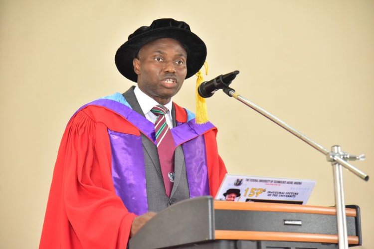 Professor of Urban and Regional Planning, Delivers at FUTA's 157th Inaugural Lecture