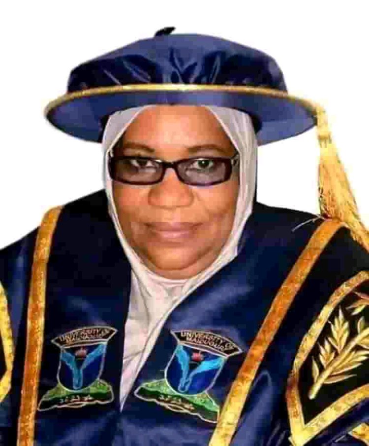 Meet Unimaid Professor Inna Abdurrahman , The First Female Kanuri Professor
