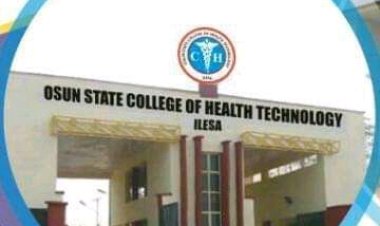 Osun State College of Health Technology, Ilesa issues notice on entrance exam for 2023/2024 session