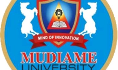 Mudiame University admission form for 2023/2024 session