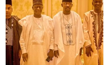 Prof. Gwarzo MAAUN Founder pays condolence visit to Chairman of Max Air, Dahiru Mangal