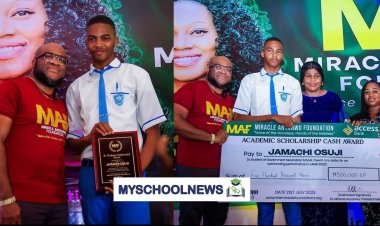 Miracle Anyanwu Foundation Awards 5-Year University Scholarship to Top JAMB Scorer in Imo State