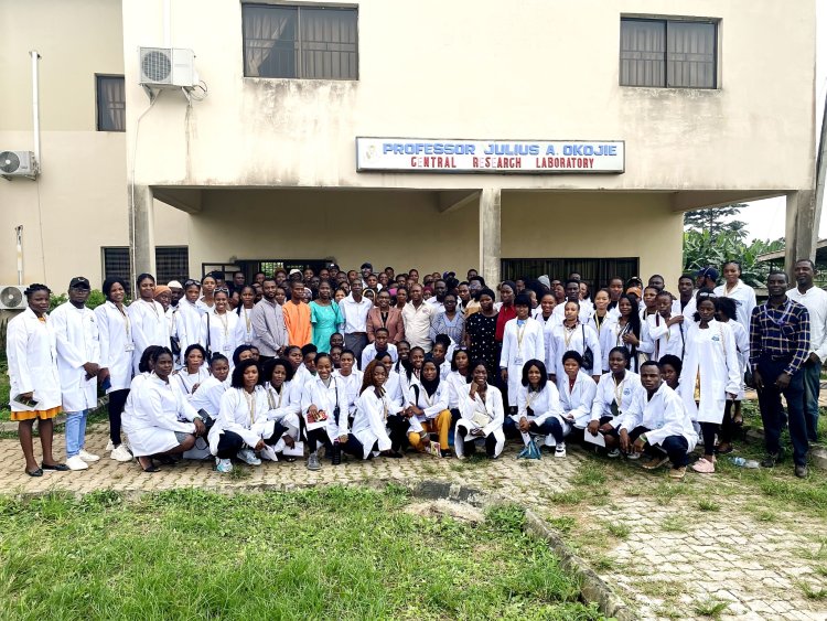Adekunle Ajasin University Students Visit FUTA’s Central Research Laboratory
