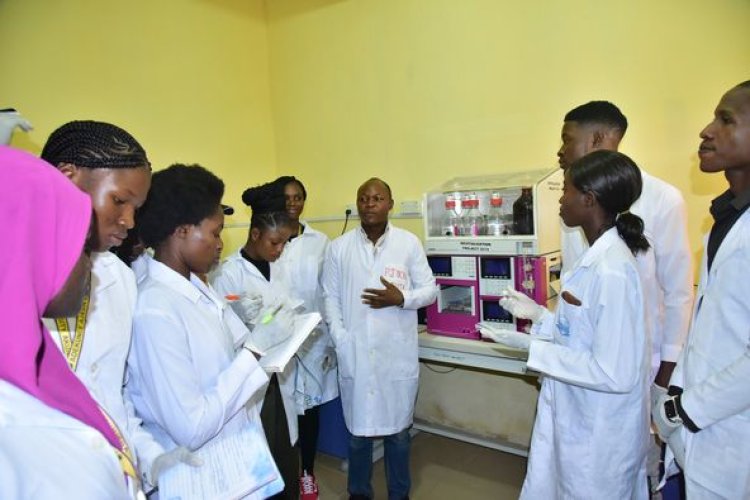 Adekunle Ajasin University Students Visit FUTA’s Central Research Laboratory