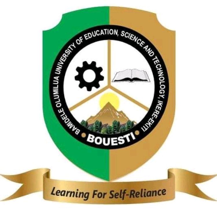 Bamidele Olumilua University of Education, Science and Technology admission form for 2023/2024 session