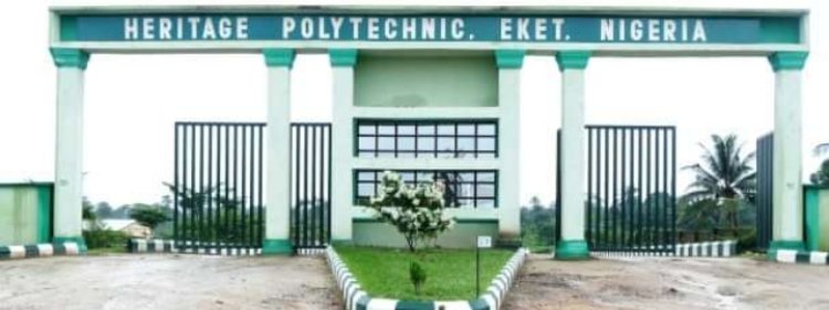 Heritage Polytechnic admission list for 2023/2024 session