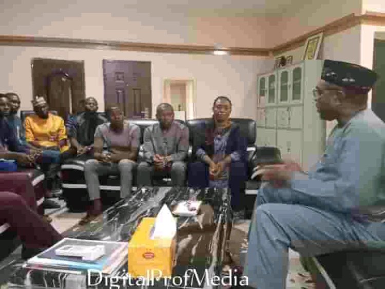 Taraba State University's Vice-Chancellor Meets with SUG Leaders to Strengthen Student-Management Relations