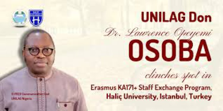 UNILAG Don Nominated For Erasmus KA171+ Staff Exchange Program At Haliç University