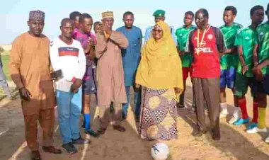 Fugashua Vice Chancellor Professor Maimuna Waziri Kicks Off Exciting Inter-Departmental Football Tournament