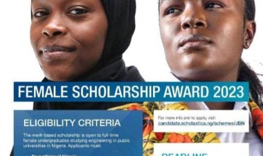 Julius Berger Nigeria Scholarship Scheme for female students, 2023