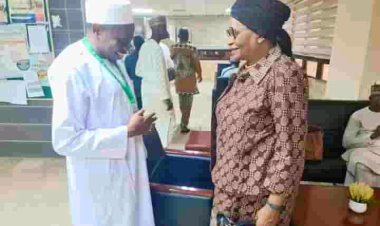 Fulafia VC Abdul Rahman bumps into Braide in Abuja, extols her virtues