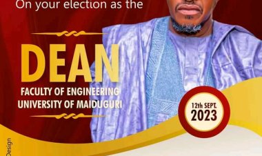 NUESA UNIMAID Chapter Congratulates Engr. Prof. A. M. Kundiri on His Election as Dean of the Faculty of Engineering