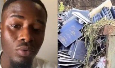 "I Spent N300k" – Man Expresses Frustration as His Final Year Project Work Ends Up in Trash Bin