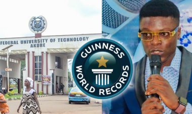 FUTA Student, Christopher Olusa sets new record for longest speech marathon of 112 hours