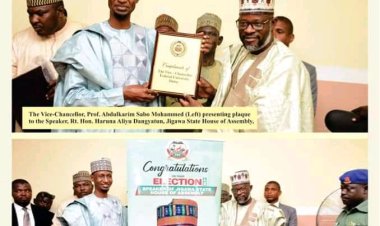 FUD Management Pays Congratulatory Greeting to JIGAWA Speaker