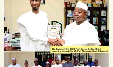 NECO Registrar Pays Courtesy Visit to FUD VC, Enjoins University to Key Into E-verification of Results