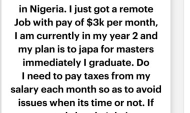 200-Level Student Lands High-Paying Remote Job, Set To Earn N2.3m Monthly- What advice do you have for Him?