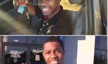 Young boy who treks 11km from work to school every day wins car gift from generous woman, celebrates success