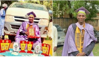 Sambo, Exceptional Young Man Who Swept 9 Awards As Best Radiography Graduate