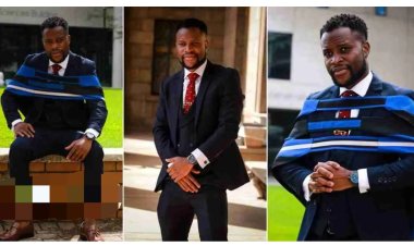 Brilliant African man becomes a mathematics scholar after bagging 2 Bachelor’s degrees, 1 Masters, 1 PhD in Maths and Physics