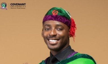 Richard Chinemelum, a Mechanical Engineering Graduate of Covenant University