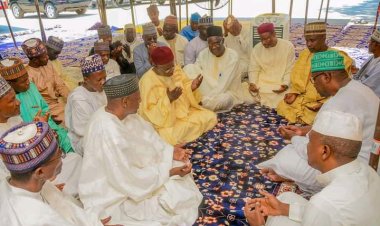 Borno State University VC Condole With The Family Of Late Kaka Shehu Imam