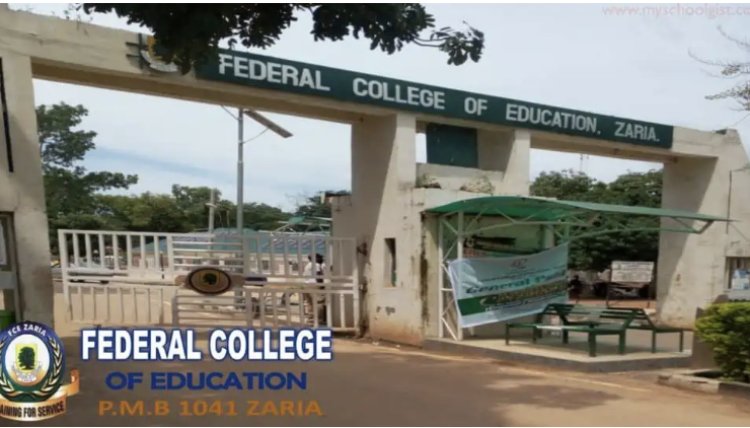 Federal College of Education, Zaria NCE Part-time Admission Form for 2023/2024 Session Is Out