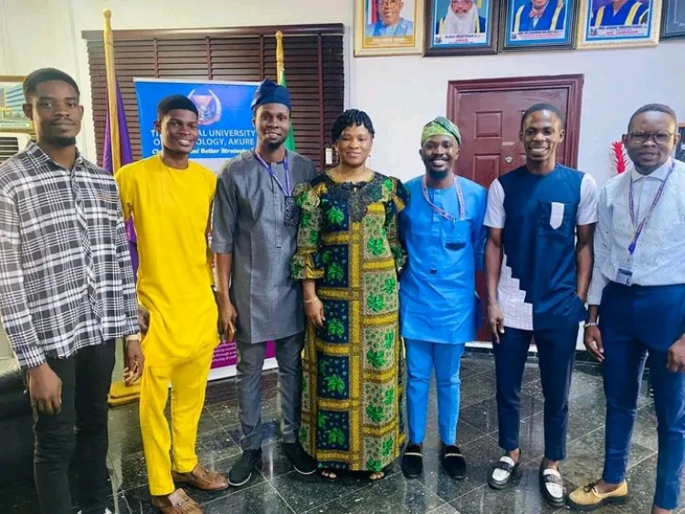 FUTA Class of 2022 Committee Visits VC, Dean, Students Affairs