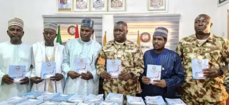 Troops donate educational materials to students in Borno