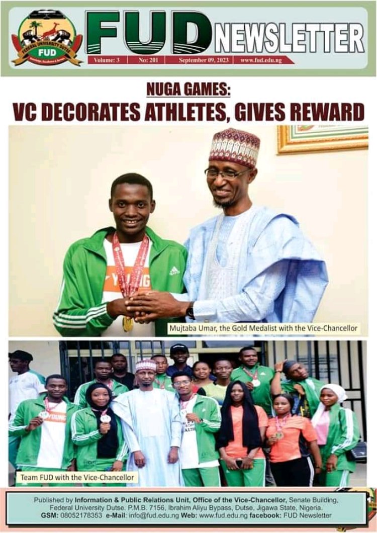 NUGA GAMES: FUD VC Decorates Athletes, Gives Rewards