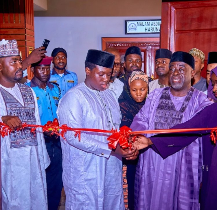 Prof. Gwarzo MAAUN Founder unveils lecture theatre named after late Barrister Zubaida Damakka