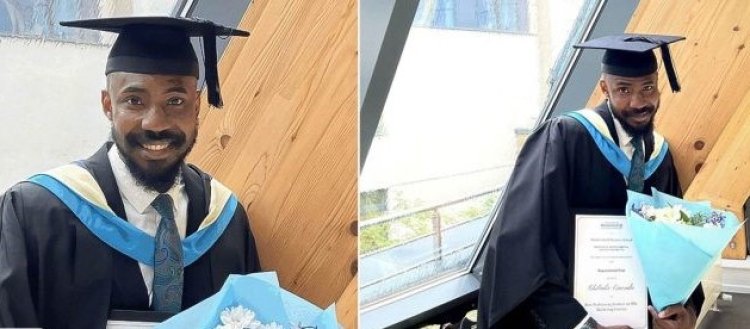 Exceptional Nigerian Scholar Earns Distinction in UK University, Claims Best Student Award
