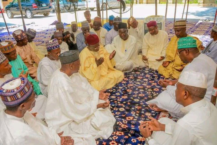 Borno State University VC Condole With The Family Of Late Kaka Shehu Imam