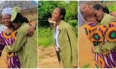 Touching Tribute: Lady Corper's Tearful Salute to Her Mother's Sacrifices for Graduation