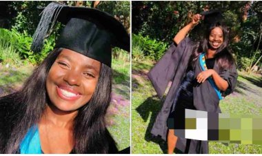 40-year-old woman bags university degree after 14 years of working as cleaner in the school, celebrates achievement