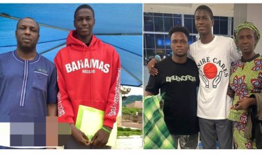 Young Nigerian basketball teen wins full scholarship to the US, set to earn degree and become professional basketball player