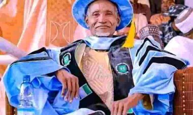 Gombe State University Honors 70-Year Old Inventor Who Never Attended School With Honorary Doctorate