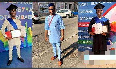 Nigerian Graduate Achieves Perfect 5.0/5.0 GPA and Claims Best Student Award at Russian University