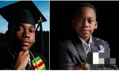 13-year-old African-American boy graduates US high school, set to teach young students how to make money