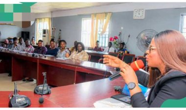 Excitement as Ekiti First Lady Lectures Students At State University