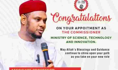 MSSN GSU Congratulates Assoc. Prof. Abdullahi Bappah Ahmed on Commissioner Appointment
